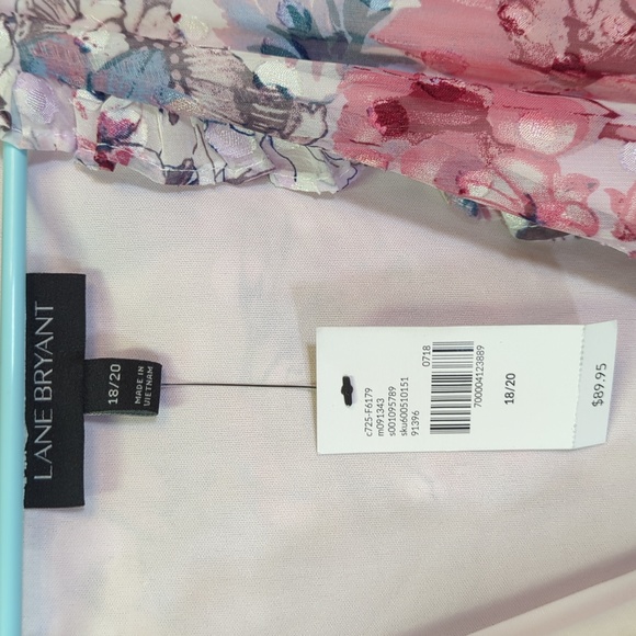 NWT Lane Bryant floral dress 18 / 20 ladies - Picture 4 of 10